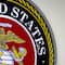 United States Marine Corps Emblem Dome Metal Sign